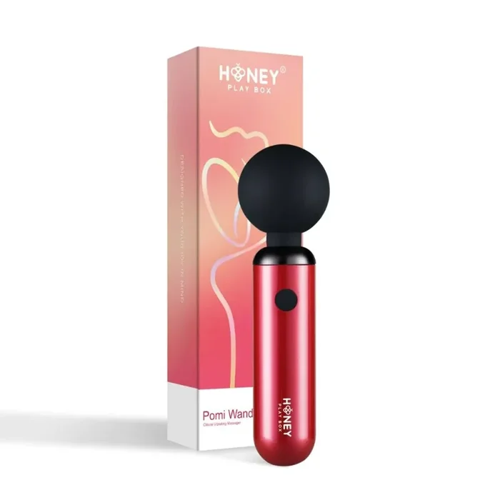Honey” Pomi” Wand – Clit Tease Vibrating Wand