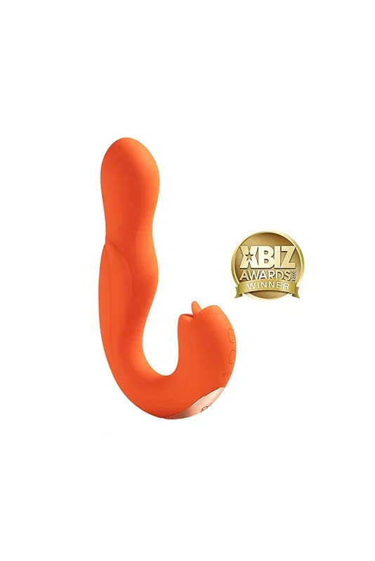 Honey Play Box – Joi Rotating Head G-Spot Vibrator & Clit Licker – Orange