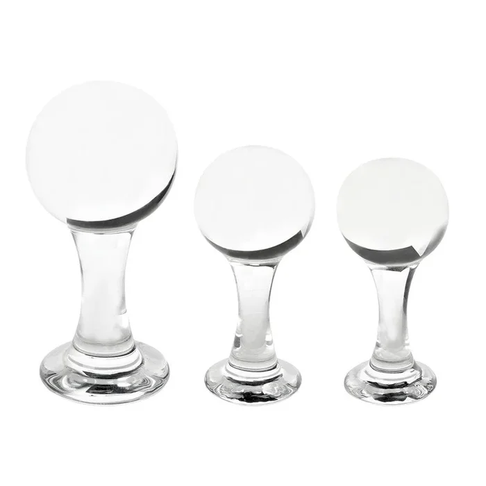 Huge Clear Crystal Ball Plug