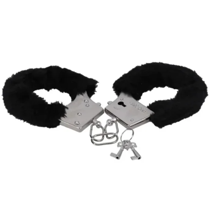 In a Bag Furry Handcuffs – Black