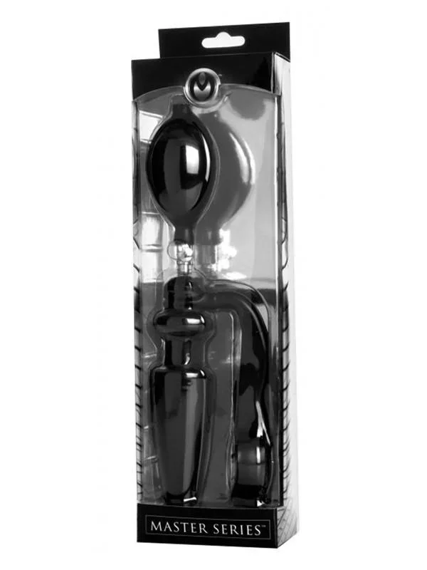 Inflatable Plug with Cock Ring and Removable Pump