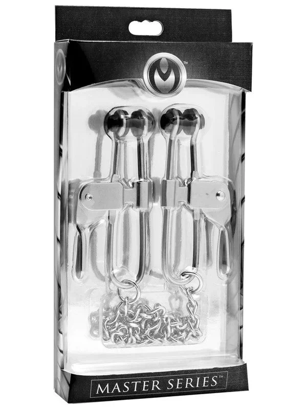 Intensity Nipple Press Clamps with Chain