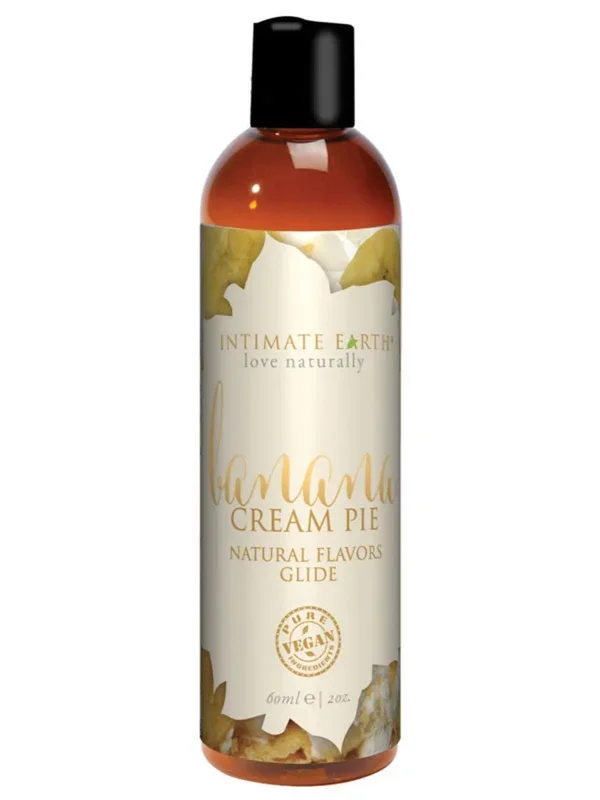 INTIMATE EARTH Banana Cream Pie Natural Flavours WATER-BASED FLAVOURED LUBRICANT