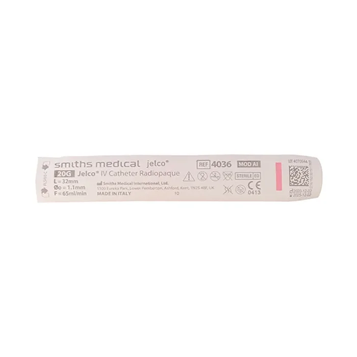 Jelco IV Catheter Radiopaque 20g Pink 1 Unit