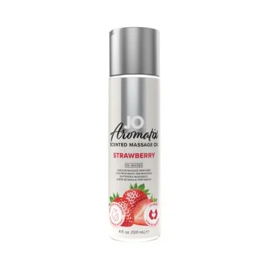 JO Aromatix Strawberry Scented Massage Oil – 4oz