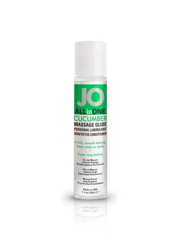 JO Massage Glide Cucumber 1oz/30ml Single