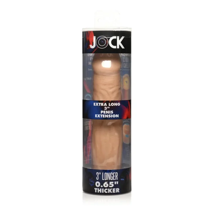 Jock Extra Long 3″ Penis Extension Sleeve Light
