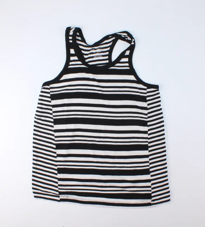 JOE FRESH THIN STRIPED RACERBACK TANK 10/12Y PRE-LOVED
