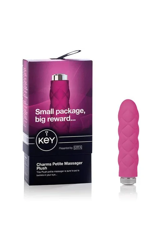 Jopen – Key – Charms Petite Plush Massager – Pink