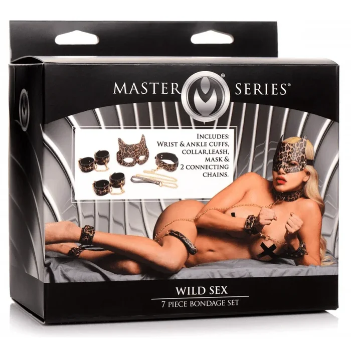 Juego de bondage de 7 piezas Master Series Wild Sex