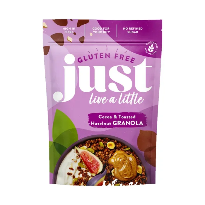 Just Live A Little Cocoa & Toasted Hazelnut Granola