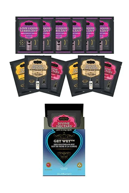Kama Sutra – Get Wet On-The-Go Sex Lubricant Kit