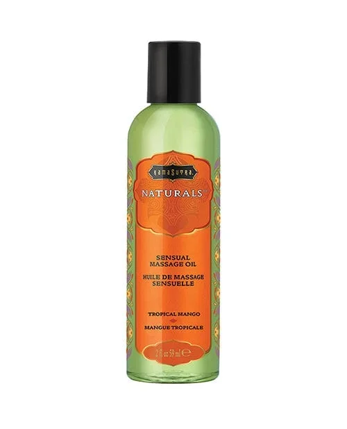 Kama Sutra Naturals Massage Oil – 2 Oz. Tropical Mango