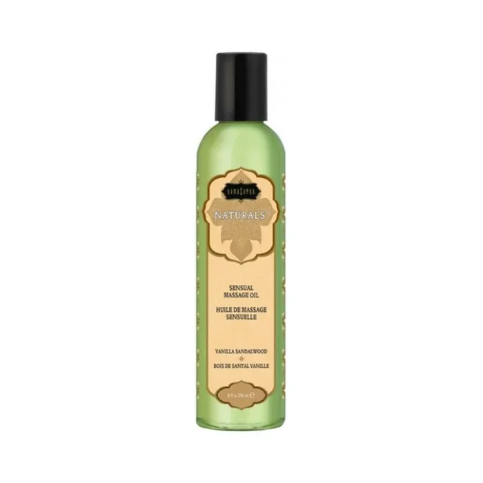 Kama Sutra Naturals Massage Oil Vanilla Sandalwood 8oz