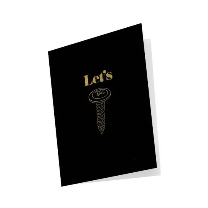 Kama Sutra Naughty Notes Greeting Cards – Let’s Screw