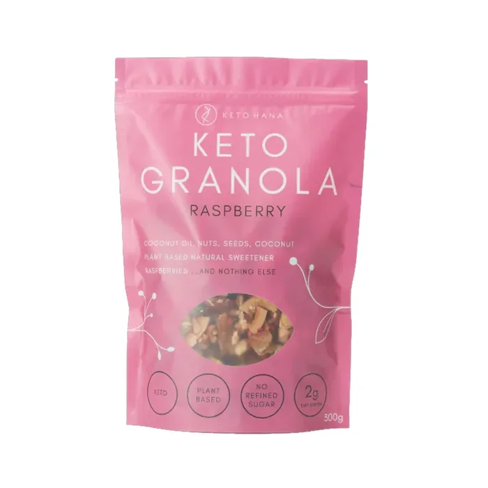 Keto Hana Granola Raspberry