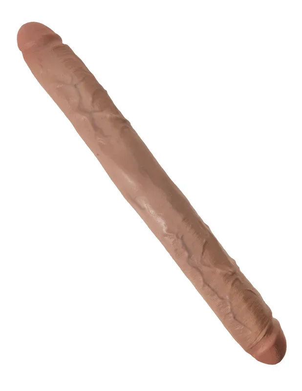 King Cock 16 Inch Thick Double Dildo – Tan