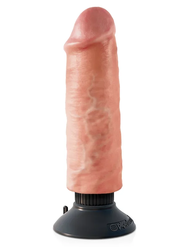 King Cock 6″ Vibrating Cock