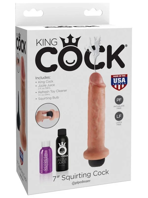 King Cock 7 in. Squirting Cock Flesh