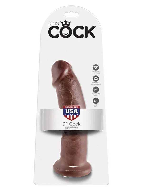 King Cock – 9 in. Cock Brown