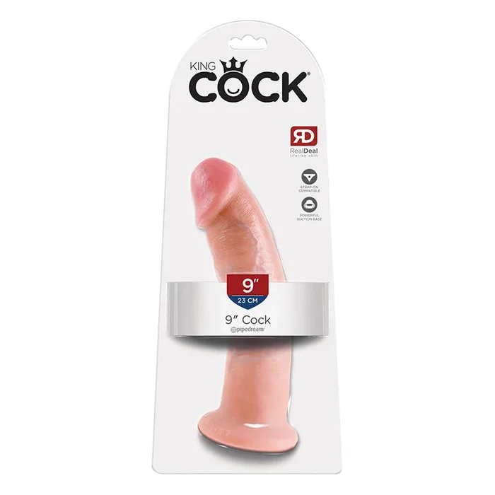 King Cock 9 Inches Dildo – Beige