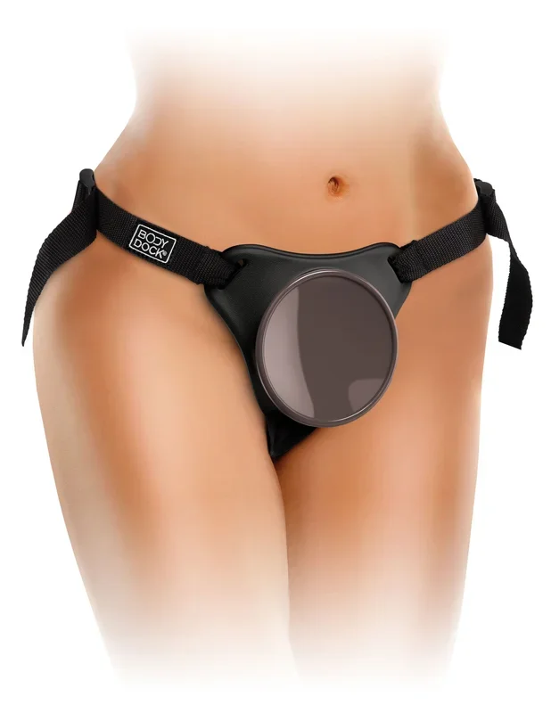 King Cock Elite Comfy Silicone Body Dock Kit – Harness and 7 Inch Dildo – Tan