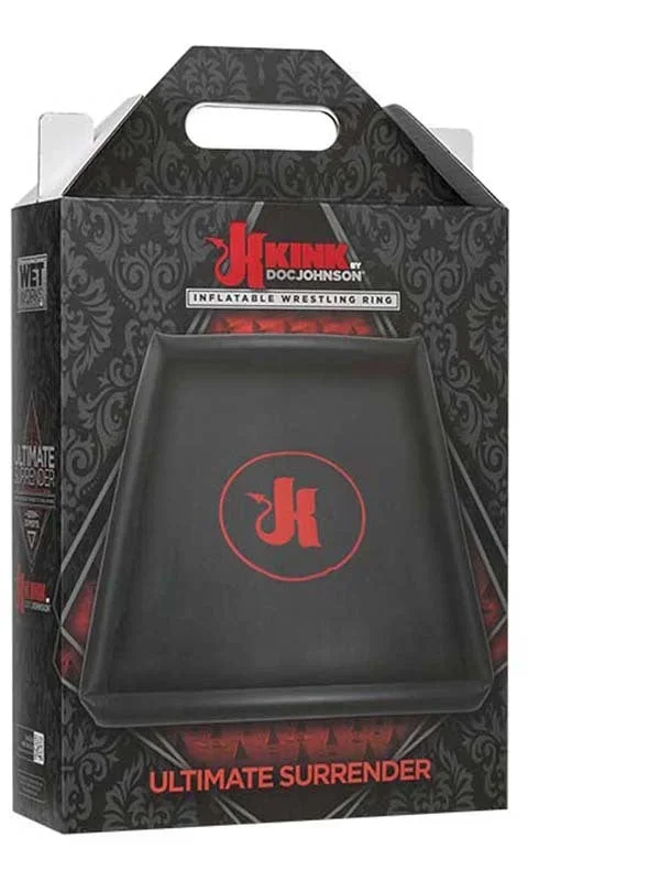 Kink Wet Works Ultimate Surrender Inflatable Wrestling Ring Black