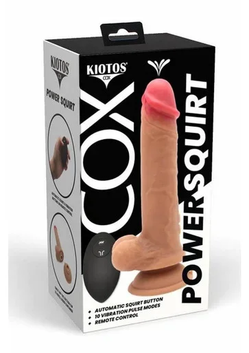 Kiotos Cox Power Squirt Vibration Dildo with Remote
