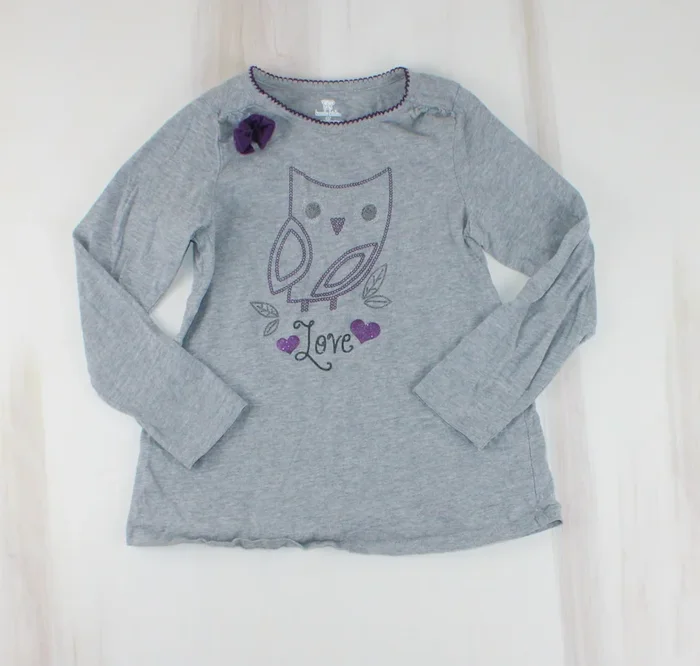 KOALA KIDS OWL LONG SLEEVE TOP 5Y PRE-LOVED