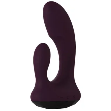L’amourose Black Diamonds Denia Clitoral & G-Spot Rechargeable Vibrator Plum