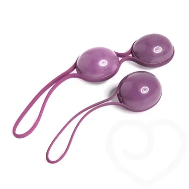 L’amourose Black Diamonds Mya Beads Pro Kegel Ball Set Plum