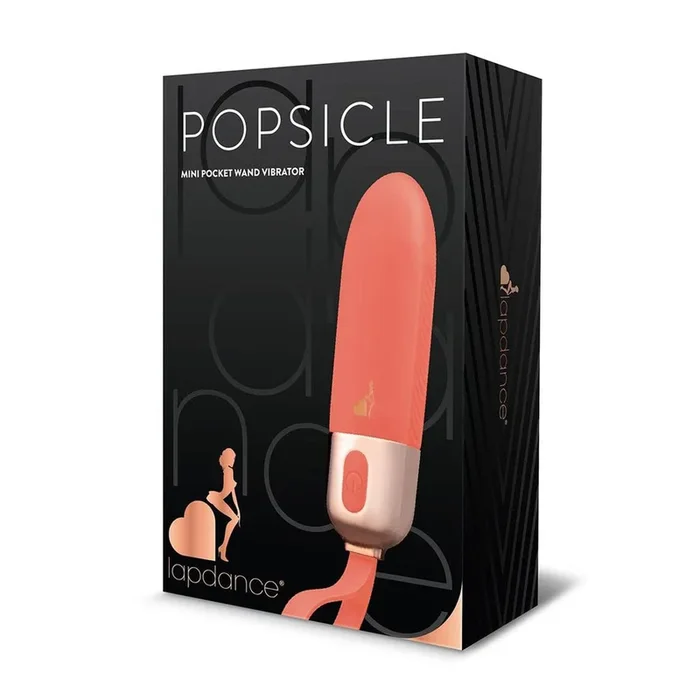 LAPDANCE Popsicle Mini Pocket Wand – Pink 12 cm USB Rechargeable Bullet