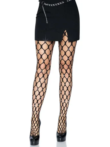 Leg Avenue Rhinestone Pothole Net Tights
