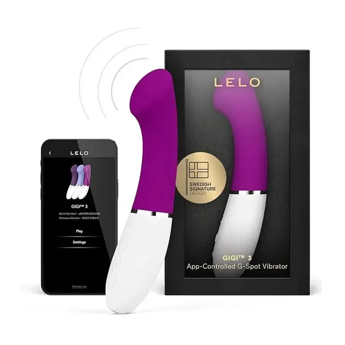Lelo – Gigi 3 App-Controlled G-Spot Vibrator – Deep Rose