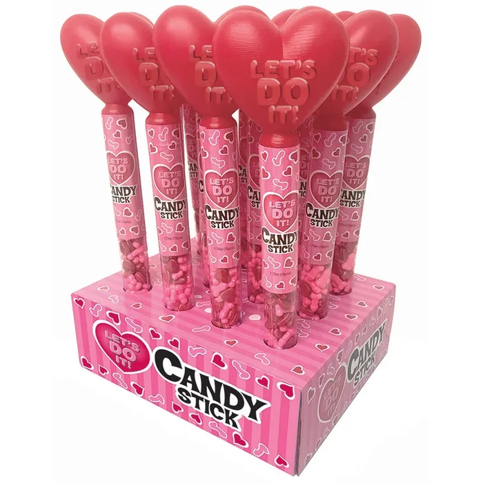 Let’s Do It Candy Stick Display of 12