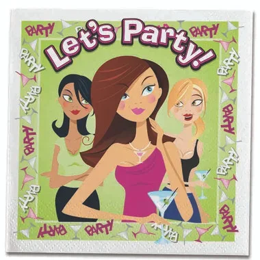 Let’s Party Collection Party Trivia Napkins 10-Pack
