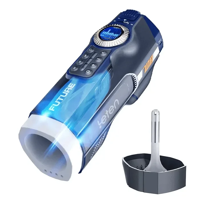 Leten 708 Future: Luxury Stroker With 10 Air Bag Massage Drying Heating Base