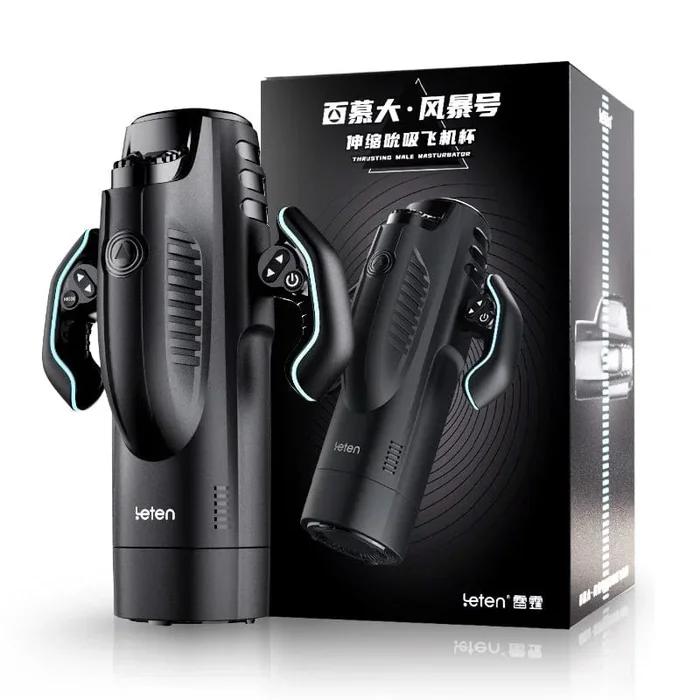 Leten – Bermuda Storm Automatic Thrusting Sucking Heating Masturbator (Black)