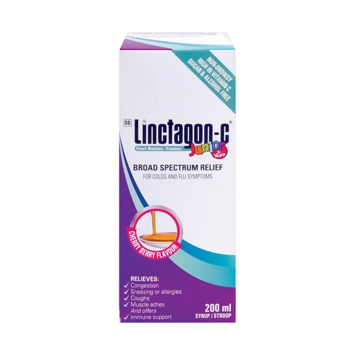 Linctagon-C Junior Cherry B Syrup 200ml