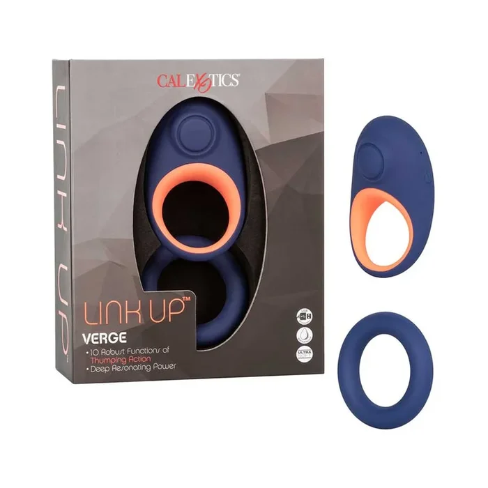 Link Up Verge Vibrating Silicone Cock Ring by Cal Exotics