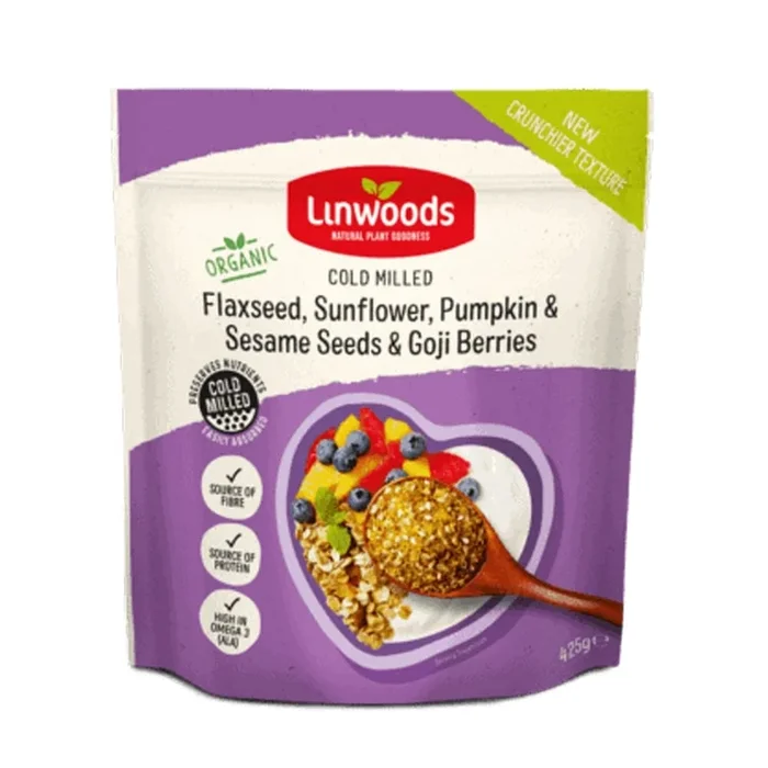 Linwoods Organic Milled Flax, Sunflower, Pumpkin & Chia & Goji Berries