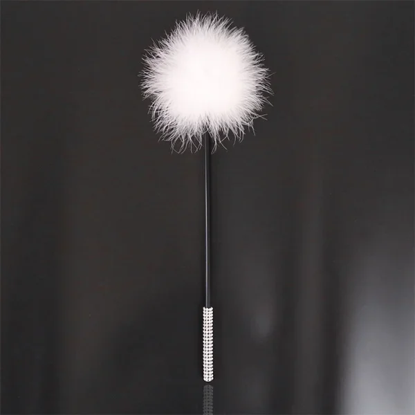 Long Feather Tickler White