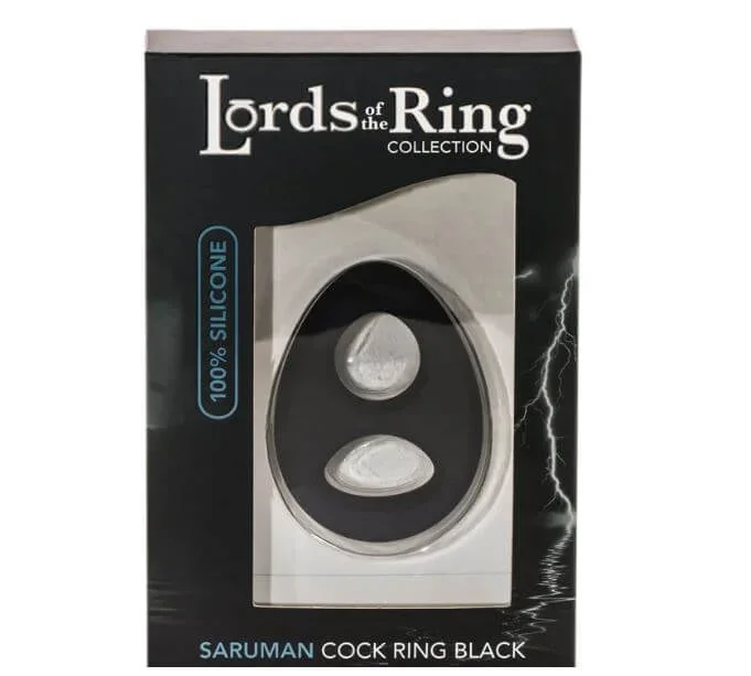 Lord of The Ring Saruman Cock Ring Black