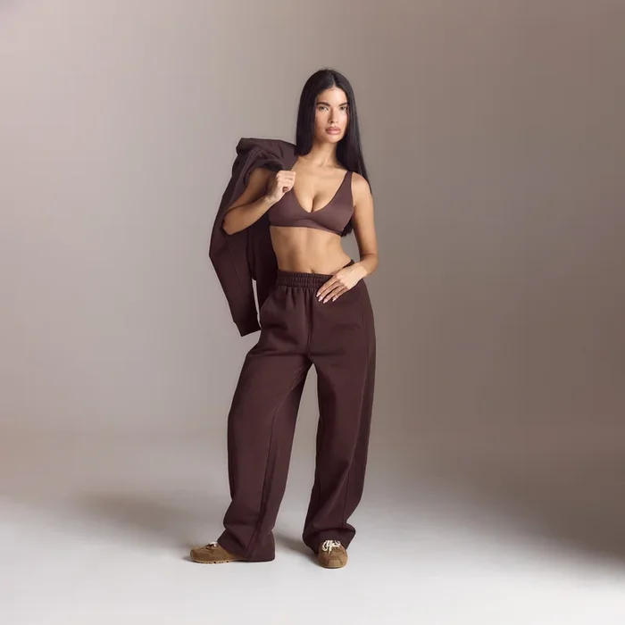 Lounge Living Straight-Leg Joggers – Chocolate