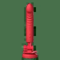 Lovense – Mission 2 应用控制振动吸盘假阳具(红色)