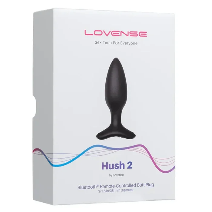 Lovense Hush 2 1.5″ Bluetooth Vibrating Butt Plug