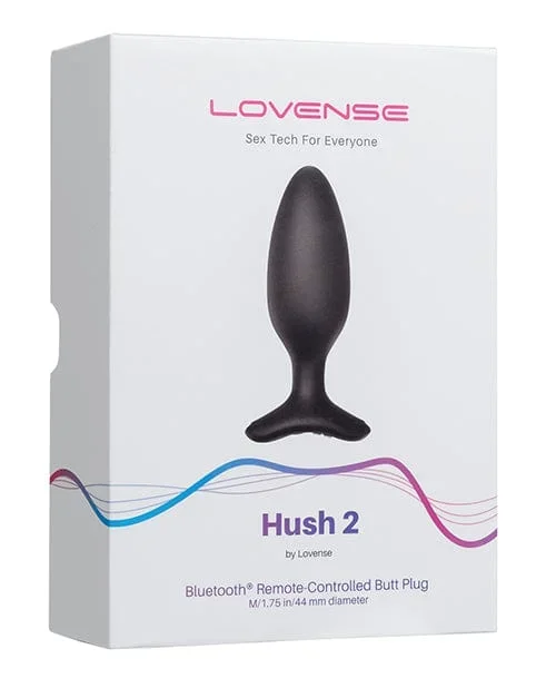 Lovense Hush 2 1.75″ Butt Plug – Black
