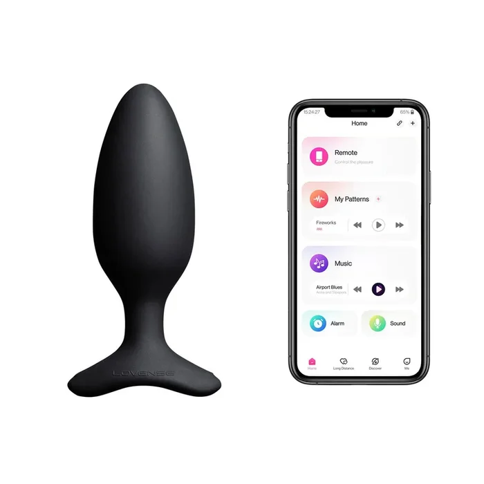 Lovense Hush 2 App-controlled Vibrating Butt Plug – 1.75 Inch