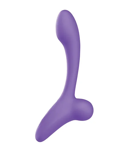 Luv Inc. Poseable Duo Vibrator – Purple