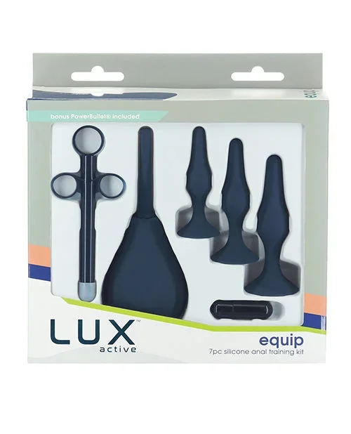 Lux Active Equip Silicone Anal Training Kit – Dark Blue